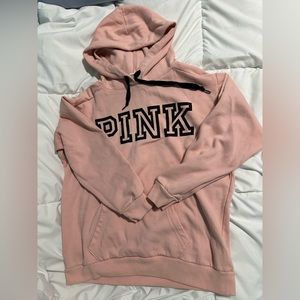 pink victoria secret hoodie